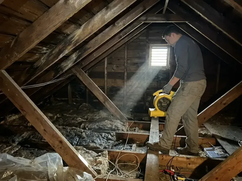 attic-water-damage-drying-proc-007 — frequently asked questions, Emergency Water Extraction & 24/7 Flood Response in Walbrid…